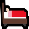 Person In Bed: Light Skin Tone Emoji 🛌🏻 image - Microsoft Windows 10 Segoe UI Emoji style