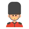 Man Guard: Medium-Light Skin Tone Emoji 💂🏼‍♂️ image - Tossface style