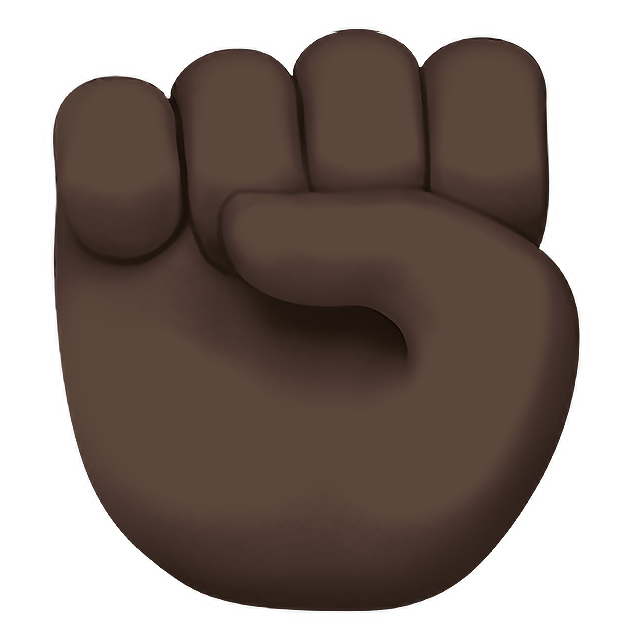 Raised Fist: Dark Skin Tone
