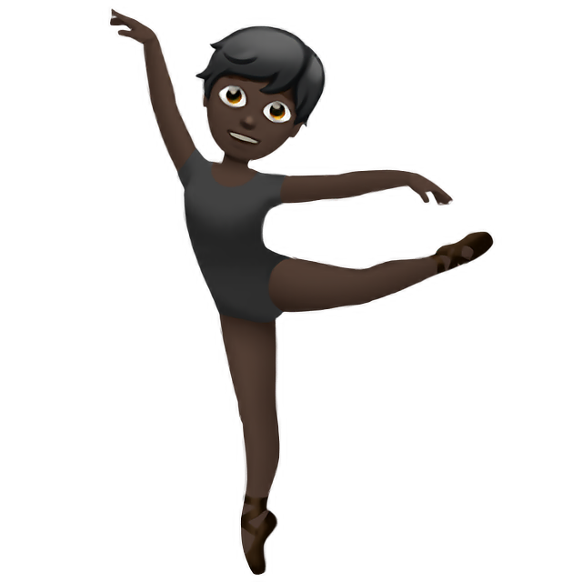 Ballet Dancer: Dark Skin Tone