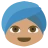 Person Wearing Turban: Medium Skin Tone