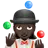 Woman Juggling: Dark Skin Tone