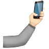 Selfie: Light Skin Tone Emoji 🤳🏻 image - Apple style