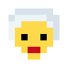 Person: White Hair Emoji 🧑‍🦳 image - SerenityOS style