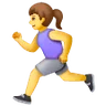 Woman Running Emoji 🏃‍♀️ image - Samsung style