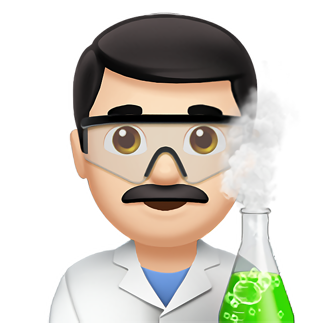Man Scientist: Light Skin Tone