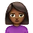 Woman Pouting: Medium-Dark Skin Tone