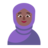 Woman With Headscarf: Medium-Dark Skin Tone