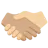 Handshake: Medium Skin Tone, Medium-Light Skin Tone