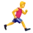 Man Running Facing Right