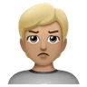Person Pouting: Medium-Light Skin Tone Emoji 🙎🏼 image - Huawei Harmony OS style