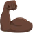 Flexed Biceps: Dark Skin Tone