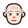 Old Man: Light Skin Tone Emoji 👴🏻 image - Emojidex style