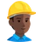 Construction Worker: Dark Skin Tone