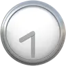 Eight-Thirty Emoji 🕣 image - Apple style