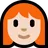 Woman: Light Skin Tone, Red Hair