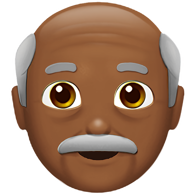 Old Man: Medium-Dark Skin Tone