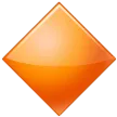 Diamante Laranja Grande