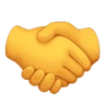 Aperto de mão Emoji 🤝 image - Huawei Harmony OS style
