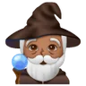 Man Mage: Medium-Dark Skin Tone Emoji 🧙🏾‍♂️ image - Samsung style