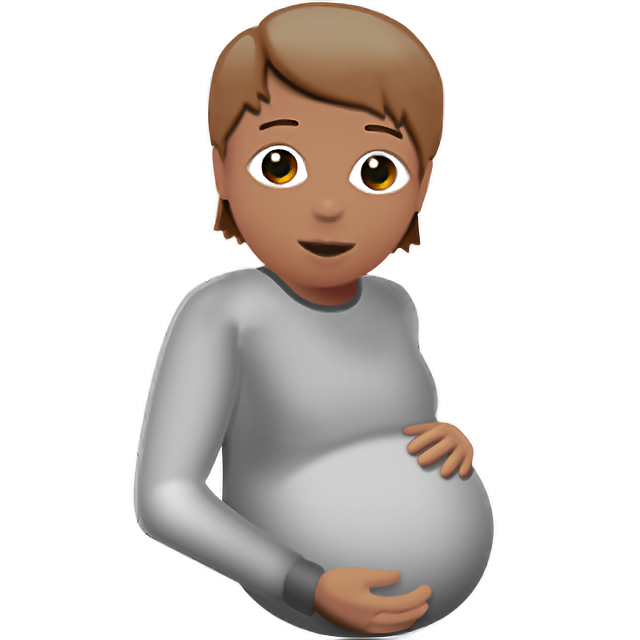 Pregnant Person: Medium Skin Tone