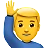 Man Raising Hand