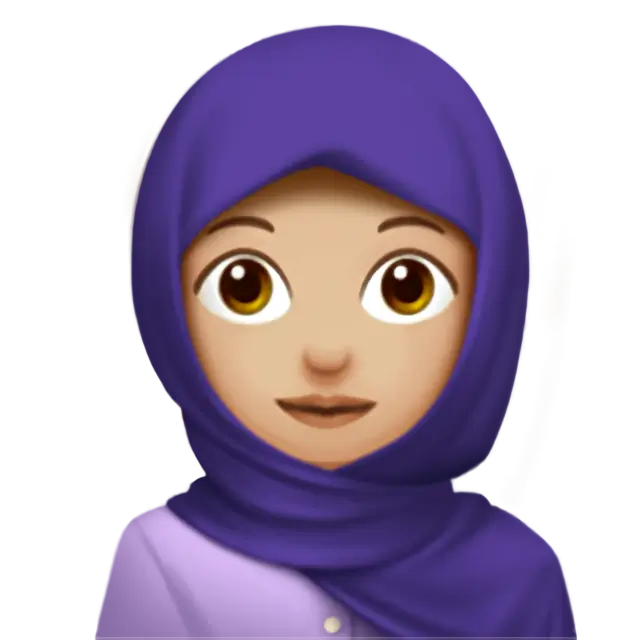 Woman With Headscarf: Medium-Light Skin Tone