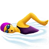 Woman Swimming Emoji 🏊‍♀️ image - Apple style