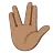 Vulcan Salute: Medium Skin Tone