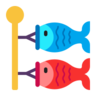 잉어 깃발 Emoji 🎏 image - Microsoft Classic 2D style