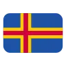 Flag: Åland Islands Emoji 🇦🇽 image - Tossface style