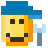 Mechanic Emoji 🧑‍🔧 image - SerenityOS style