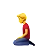 Man Kneeling