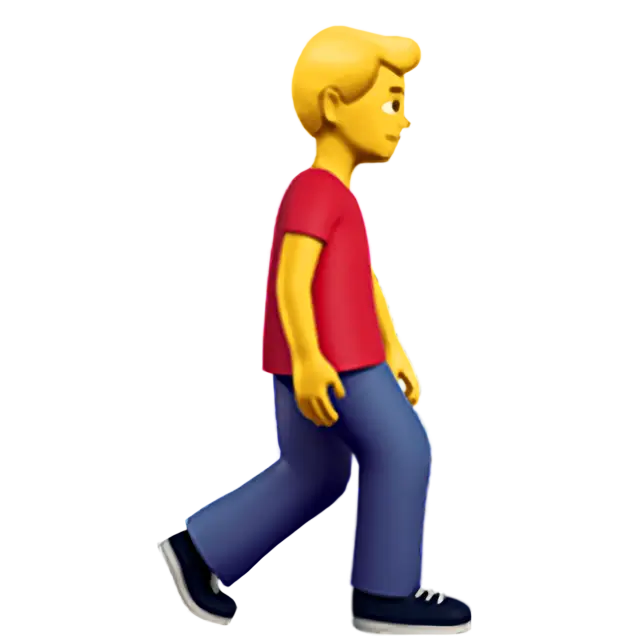 Man Walking Facing Right