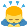 Personne profondément inclinée Emoji 🙇 image - EmojiTwo style