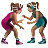 Women Wrestling: Medium Skin Tone