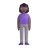 Woman Standing: Medium-Dark Skin Tone
