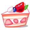 Trozo de tarta Emoji 🍰 image - Emojidex style