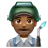 Man Factory Worker: Medium-Dark Skin Tone