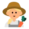 Woman Farmer: Medium-Light Skin Tone Emoji 👩🏼‍🌾 image - Tossface style
