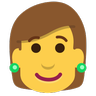 女人 Emoji 👩 image - Skype style