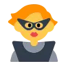 Woman Supervillain Emoji 🦹‍♀️ image - Tossface style