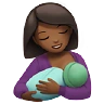 Breast-Feeding: Medium-Dark Skin Tone Emoji 🤱🏾 image - Apple style