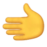 Leftwards Hand Emoji 🫲 image - Huawei Harmony OS style