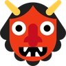 日本食人魔 Emoji 👹 image - Skype style