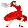 Woman Dancing: Light Skin Tone Emoji 💃🏻 image - WhatsApp style