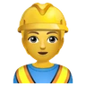 Trabalhador da construção Emoji 👷 image - Huawei Harmony OS style