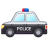 Voiture de police Emoji 🚓 image - Samsung style