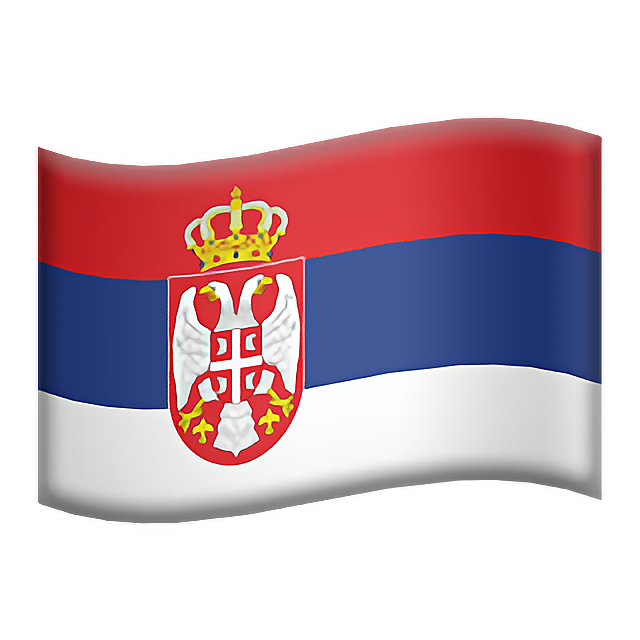 Flag: Serbia