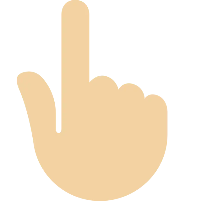 ๐๐ผ - Backhand Index Pointing Up: Medium-Light Skin Tone Emoji meaning ...